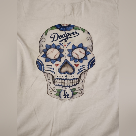 Dodgers Skull Tee ⚾️⚾️ - Picture 2 of 3